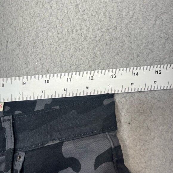 Levis 721 Jeans Womens 2 Black Camouflage High Rise Skinny Ankle 26x27 NWT NEW - Picture 6 of 16